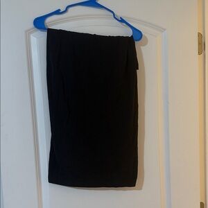 bebe Classic Black Midi Skirt